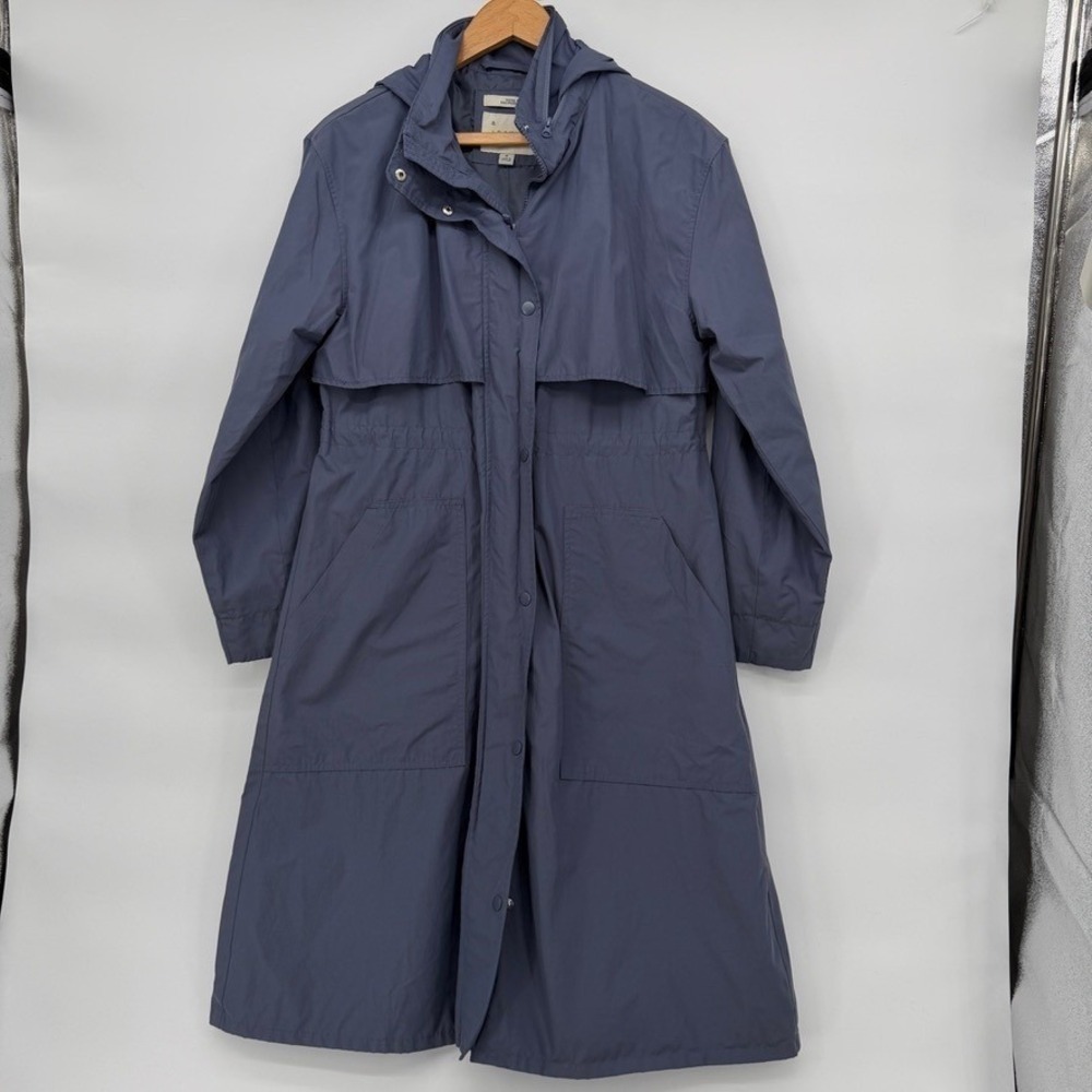 A New‎ Day Water Resistant Lightweight Trench Jacket Longline Waist Cinch Sz S - Picture 14 of 14